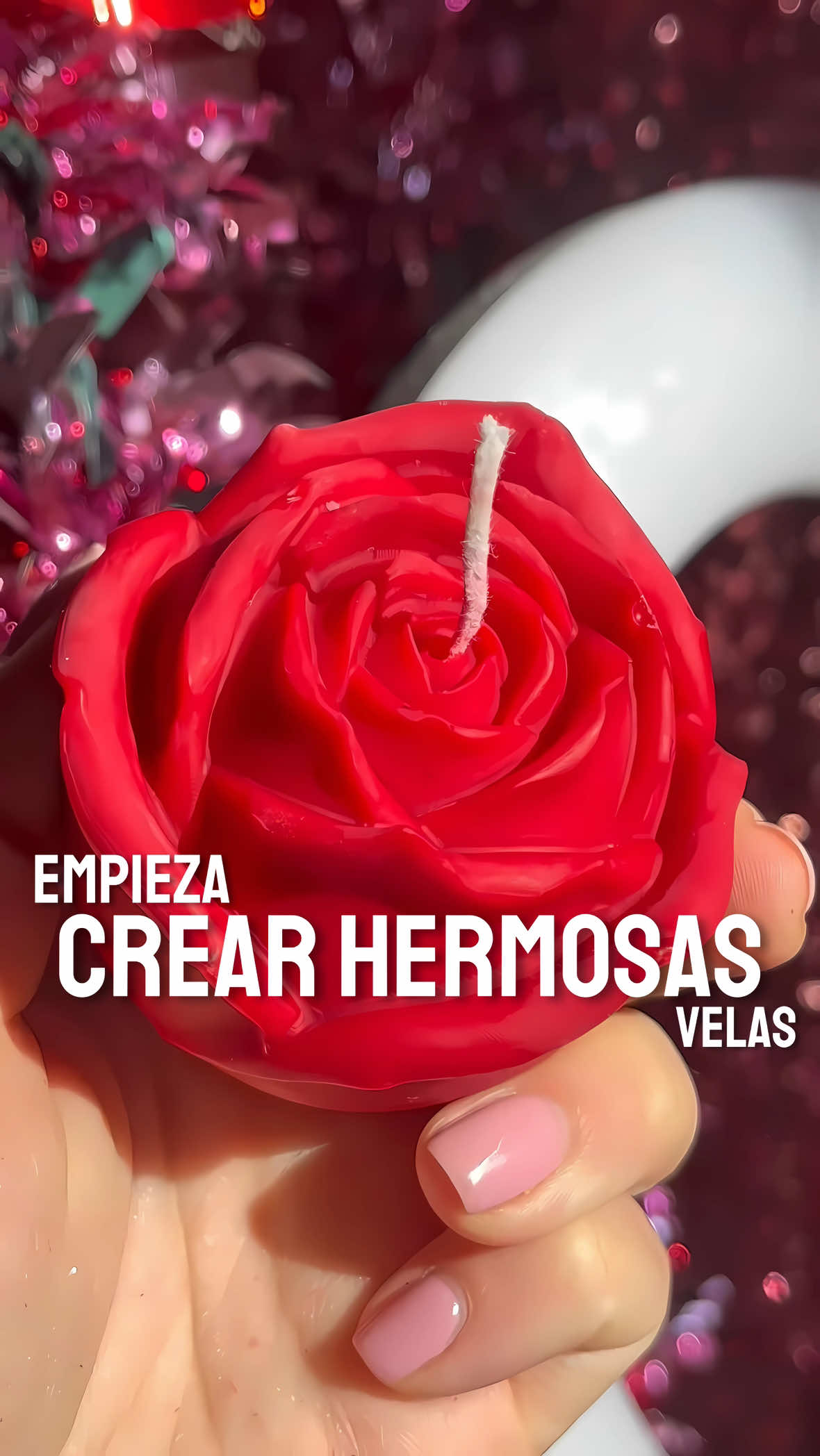 El lindo mundo de emprender con velas 🕯️✨ #vela #velaspersonalizadas #velasaromaticas #manualidades La manualidad más hermosa para emprender 💕 