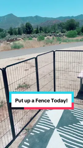 Got a fence for my eloper and the second dog we will get soon.  Yea we had a dog for 12 hours sad story there.  Shelter dog had Parvo.  Omg fence 40in tall 16 panels I only used 13 panels.  Love it!  Has 3 openings.   #rvlive #rvliving #rvlifestyle #dogfence #kidssafety #elopement #autismmom