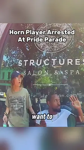 After police confront a horn player about having amplified sound, the man is uncooperative about turning it off. The situation quickly escalates and the man is placed under arrest. #bodycamera #fypツ #policevideos 