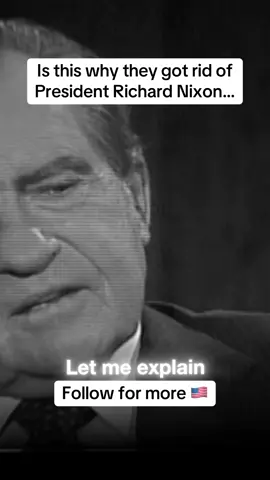 This is the true reason they got rid of President Richard Nixon. #politics #history #politicalhistory #nixon #politicalnews #historical #maga #republican #usa #conservative #america   #president #motivation #inspiration #america 