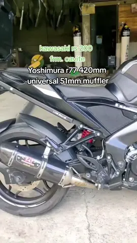 Yoshimura r77 420mm  universal 51mm muffler #yoshimuraexhaust #motorcyclemuffler   #creatorsearchinsights 
