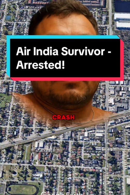 Survivor of the Air India crash has been arrested! #airindia #fyp #news #celebs #usa 