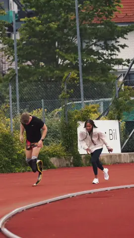 Some might say that’s a big dub 😂😂 #taraandhunter #athlete #noattitude #trackandfield #funny 