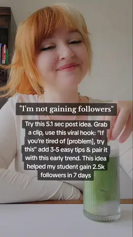 this is such an easy 5.1 post idea to get more follows! try it out #tiktokstrategy #tiktokgrowth #tiktokgrowthtips #earlytrend #trendingsounds #creativeentrepreneur #smallcreativebusiness 