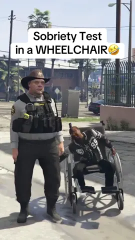 This sobriety test was NOT made for him 💀 #gta  #gtarp #gtaonline #gtaviral #fivem #fyp 