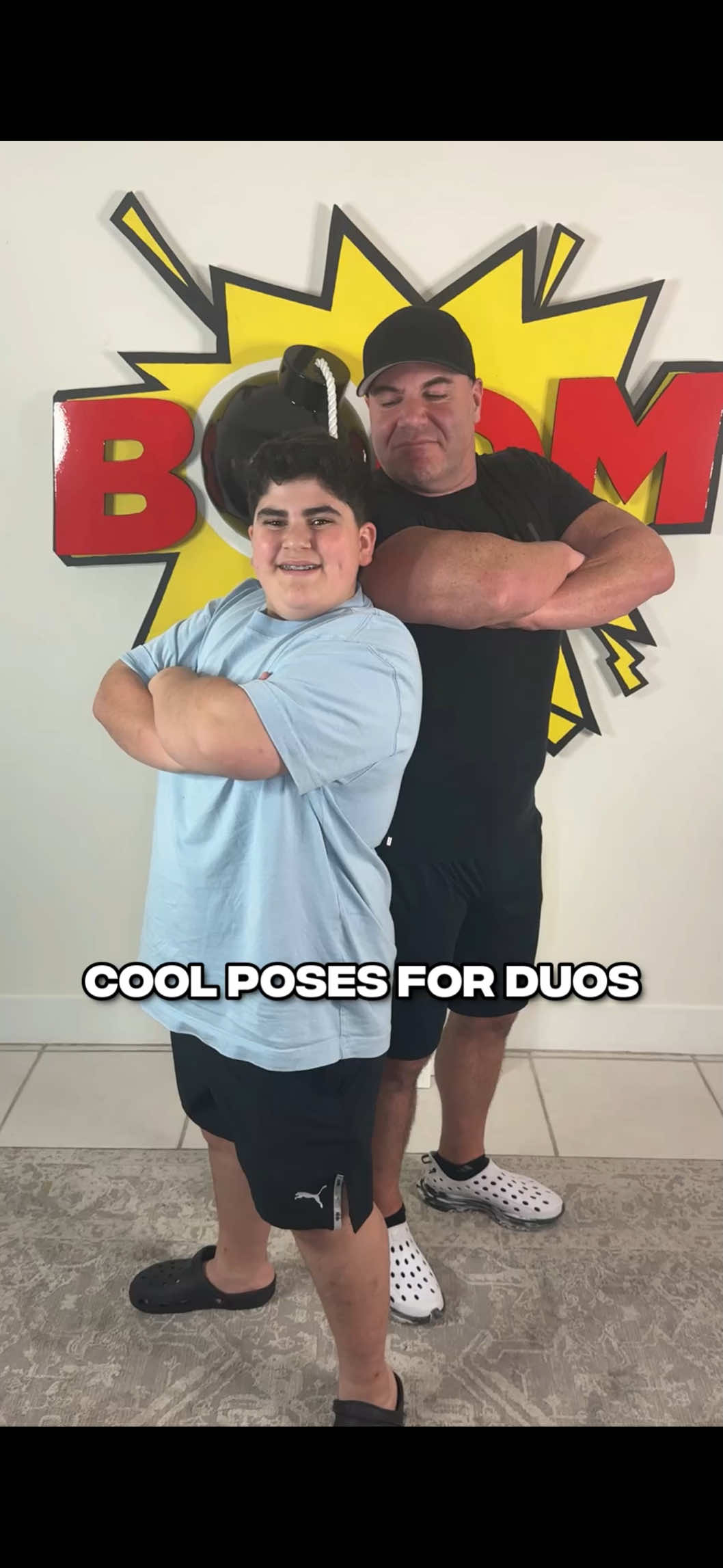 Cool Poses For Duos‼️ #duo #challenge #father #son #family #fun #boom