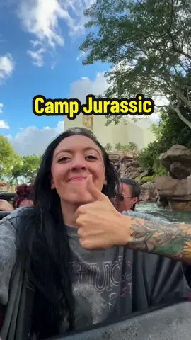 Exploring Camp Jurassic - I had NO idea there were hidden caves in Islands of Adventure! 😱🤯 #universal #universalstudios #islandsofadventure #florida #ioa #campjurassic #jurassicpark 