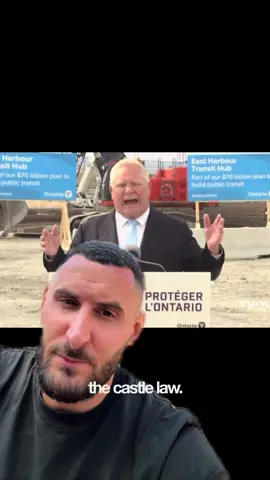 DOUG FORD CALLS FOR CASTLE LAW IN CANADA 🇨🇦👏🏻 #fyp #fy #foryou #publicsafety #firearm #safety #crime #dougford #onpoli #ontario #liberals #conservative 