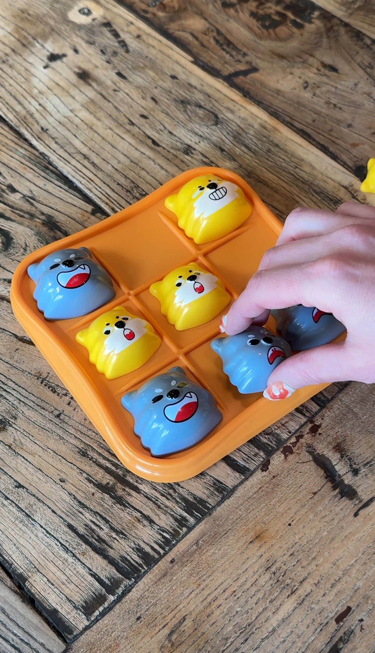 This Tic Tac Toe Game for kids is 50% off right now and it's been a hit in our house.  With 3 ways to play (classic, advanced, and strategy), stackable pieces, and a travel-sized board, it's perfect for family game night, screen-free fun, or tossing in a travel bag for road trips.  #tictactoe #kidsgames #travelingwithkids #amazonfinds 