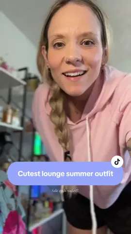 This is the cutest summer outfit! Perfect for lounging perfect for working out in and the quality is awesome! #summeroutfit #dealsforyoudays #tiktokcreatorpicks #workoutoutfit #loungewear #summeroutfit #cutesummeroutfits #OOTD #creatorsearchinsights 