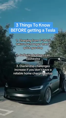 Beautiful cars, fast like the wind, and environmentally friendly…but there are some things you should know before getting a Tesla #carinfluencer #teslacar #themoreyouknow #cartips 