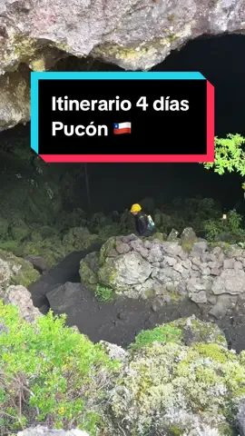 Itinerario 4 días en Pucón para una primera vez por Chile. ✨🇨🇱 ¿Hacemos otro itinerario por algún lugar de Chile? #pucon #surdechile #chile #itinerario #termasgeometricas #volcanvillarrica #cuevasvolcanicas #huerquehue 