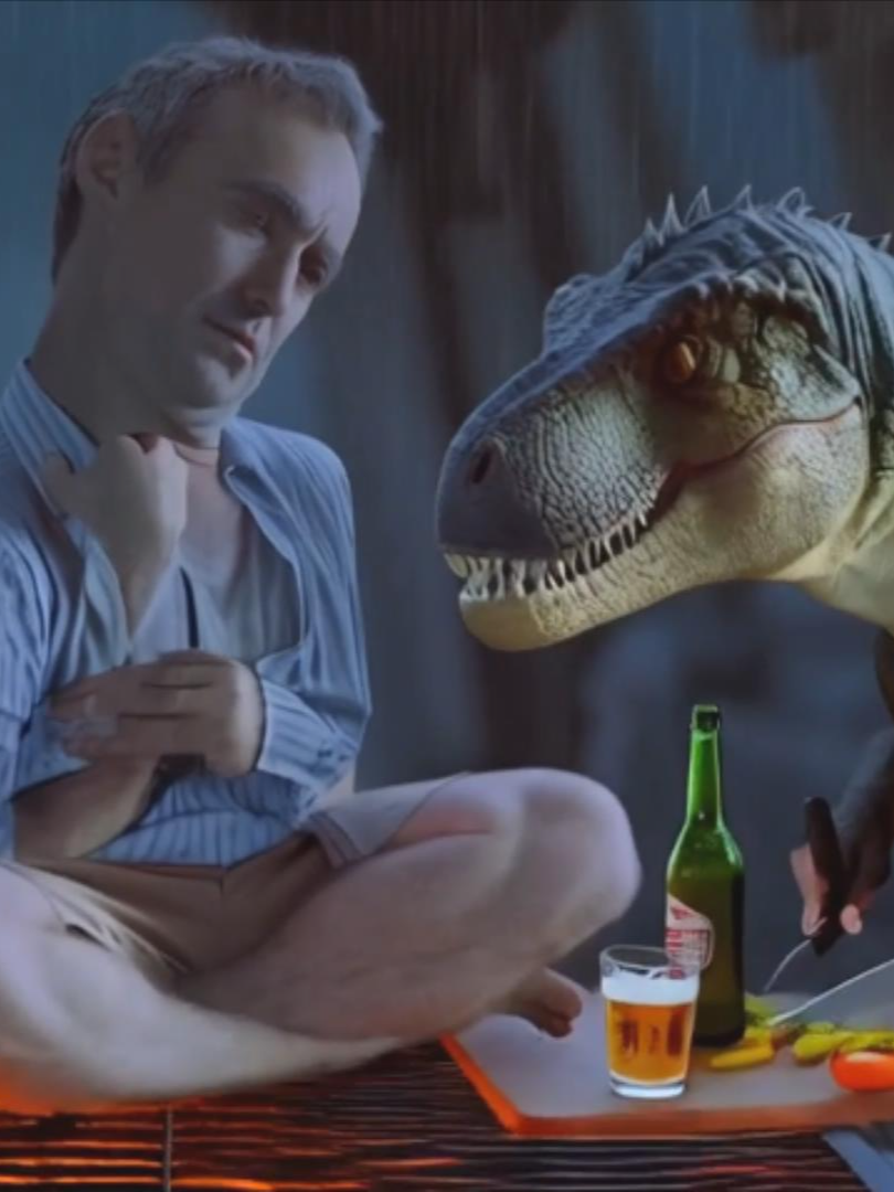 WTF AI-PT 30 When AI rewrite the movie#jurassicpark #dc #funny #wtf #ai #batman #silly #fyp