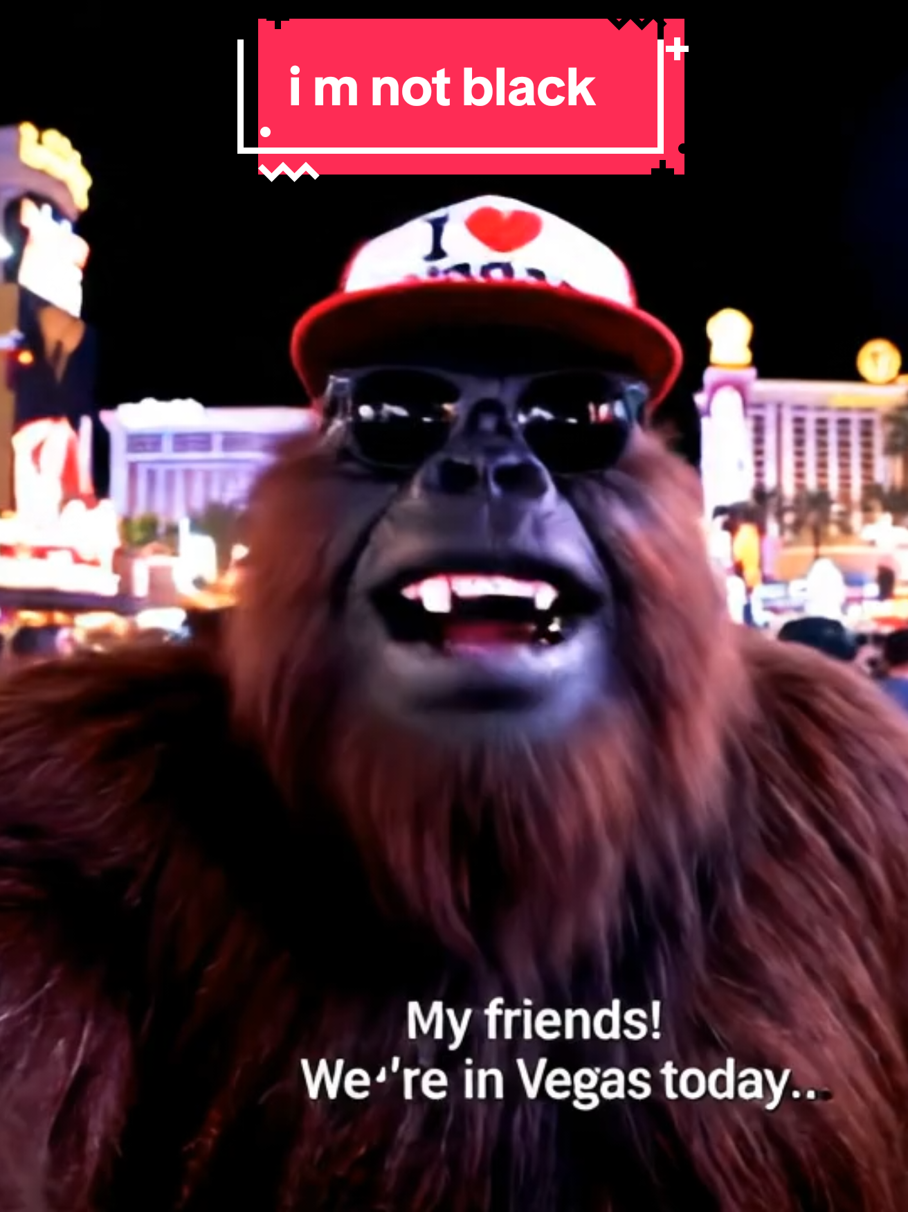 Bigfoot in Las Vegas #bigfootvlog #bigfoot #fyp #blackman 