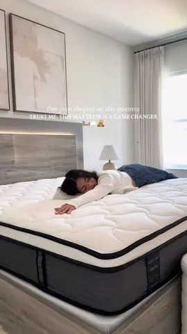 Sleeping on the best hybrid mattress for a year☁️🛌🧸 ~ 12 Inch  If you need a mattress upgrade, I seriously recommend this one! #queenmattress #mattres #bedroom #bedinspo #bedroomdesign #bedding #bedroomdecor 