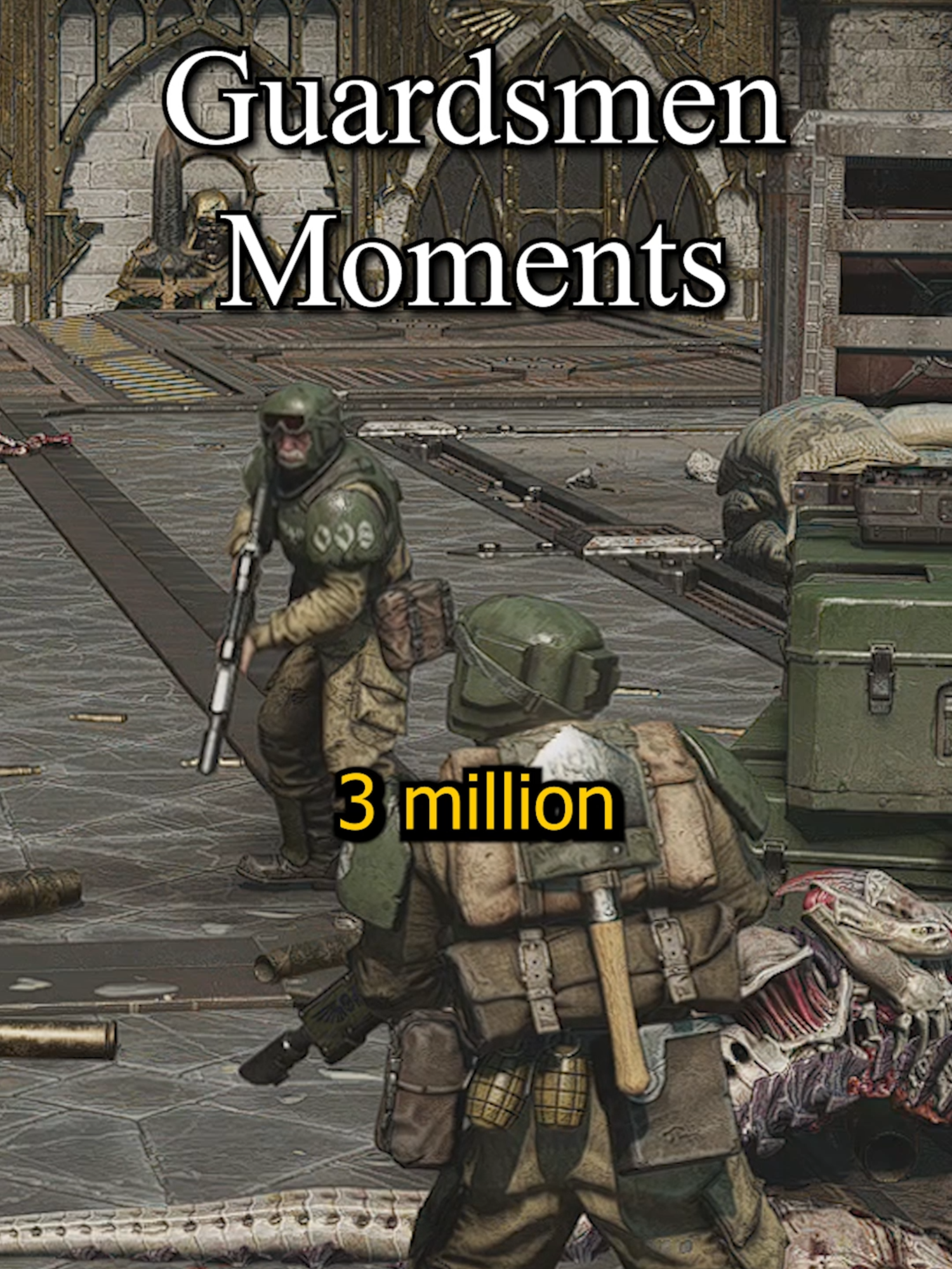 Those silly guardsmen... #warhammer40k #warhammercommunity #spacemarine2 #warhammermeme #spacemarines #skits #imperialguard #foryoupage #warhammer #gaming #warhammertiktok #horusheresy #warhammer40000