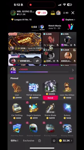 Tu as secret d’animation hein @𝐌𝐑 𝐊𝐎𝐍𝐆 🦍 #tiktoklive #livegift #communityfest2025 