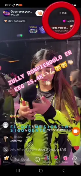 hay niveles y quisieron bajarle. el live y no pudieron  25.4k MAMOSS 😺😺😺#eeg #zully #viraltiktok 