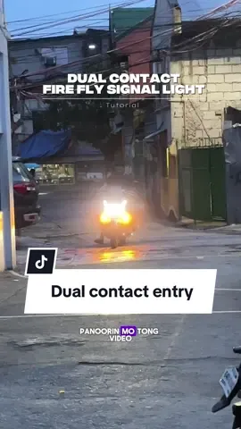 Dual contact entry                     #dualcontact #signallight #aerox155 #nmax #motorcycle #fyp 