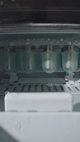 Best partner in summer #ice #icemaker #bulletice #icecubes #asmr #iceasmr #countertopicemaker #euhomy 