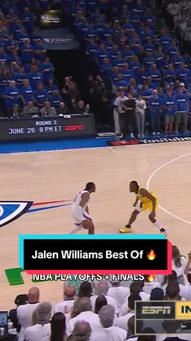 Jalen Williams NBA playoffs + finals recap  🙌 #NBA #Basketball #JalenWilliams #OKC 