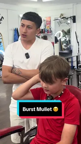 Bro knew exactly what he wanted and had no clue at the same time 😂🤣 Did I give him what he asked for? 👀🤔🎬 #barber #hair #mullet #burstfade #wichita #kansas #gthebarber #primetime #alec_thebarber_ 