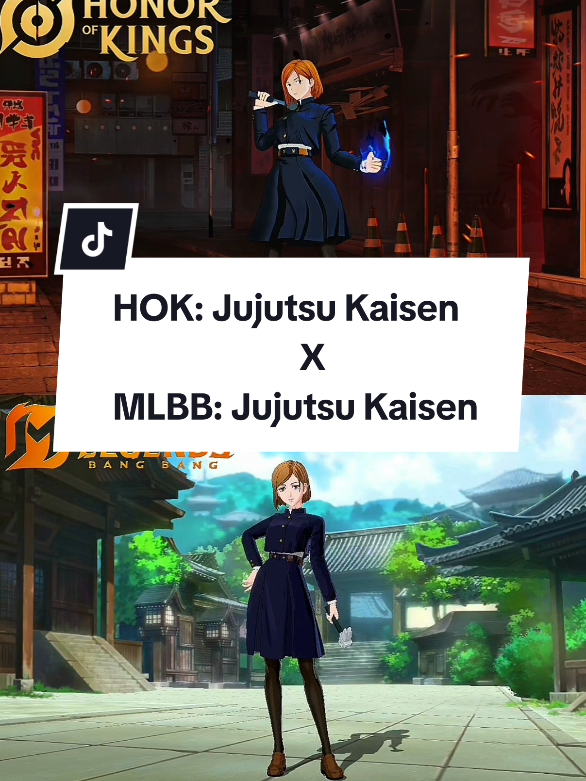 Honor of Kings and Mobile Legends collaboration with Jujutsu Kaisen. 😯👌 Which game do you think has the best animation for this collab? #honorofkings #mobilelegends #hok #mlbb #hokcreatorcamp  #mlbbcreatorcamp #hokjujutsukaisen #mlbbjujutsukaisen 