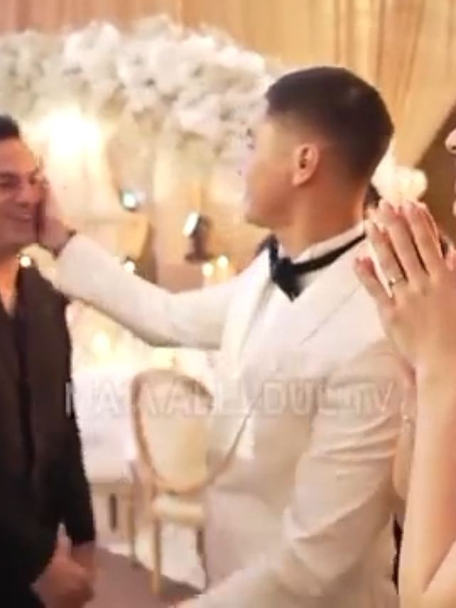 rizky nazar datang ke pernikahan al ghazali dan alyssa daguise #rizkynazar #alghazali #alyssadaguise 