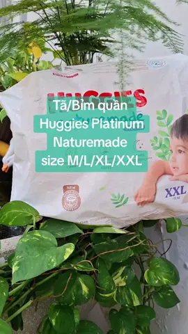 Tã/Bỉm quần Huggies Platinum Naturemade size M/L/XL/XXL