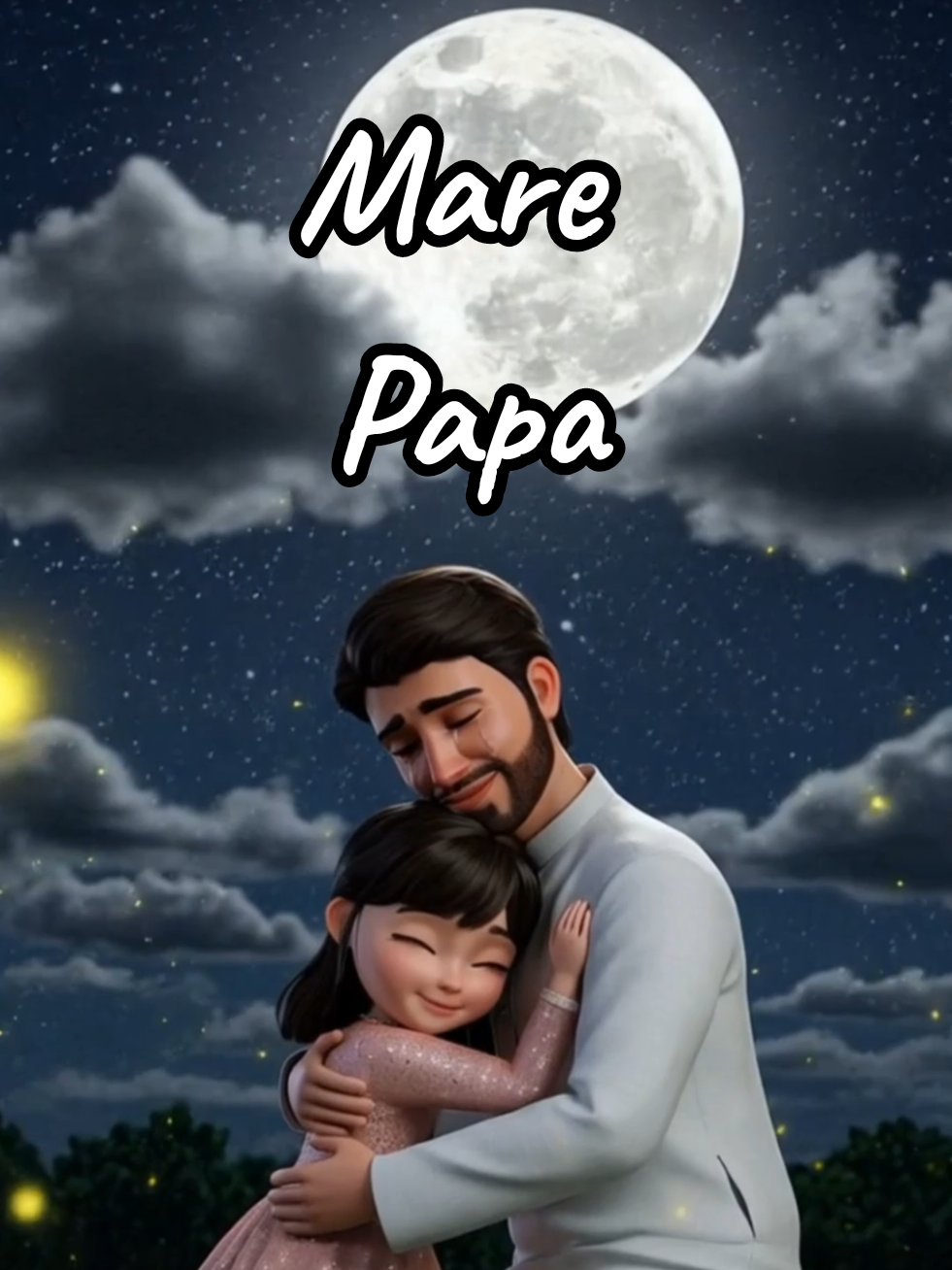 Happy Father's Day || Daughter loves || Father's love❤#foryou #animation #ai #babatails 