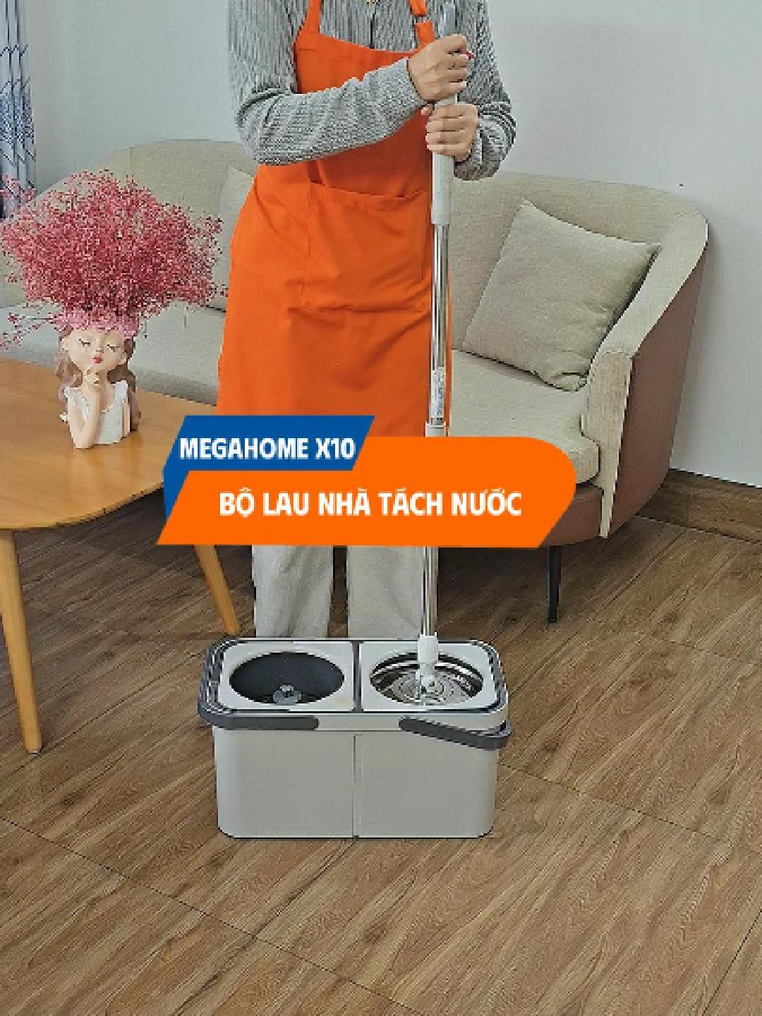 Tách nước sạch – bẩn rõ ràng, khỏi lau đi lau lại mà nhà vẫn sạch! Đúng chuẩn bộ lau nhà tách nước Megahome X10! Giảm thời gian, giảm công sức – tăng hiệu quả dọn nhà. Click mua liền tay, săn ngay quà tặng! #megahome #tuhaohangviet #buylocal #bolaunha #bolaunhatachnuocban #bolaunha2ngan #giadung #dondepnhacua