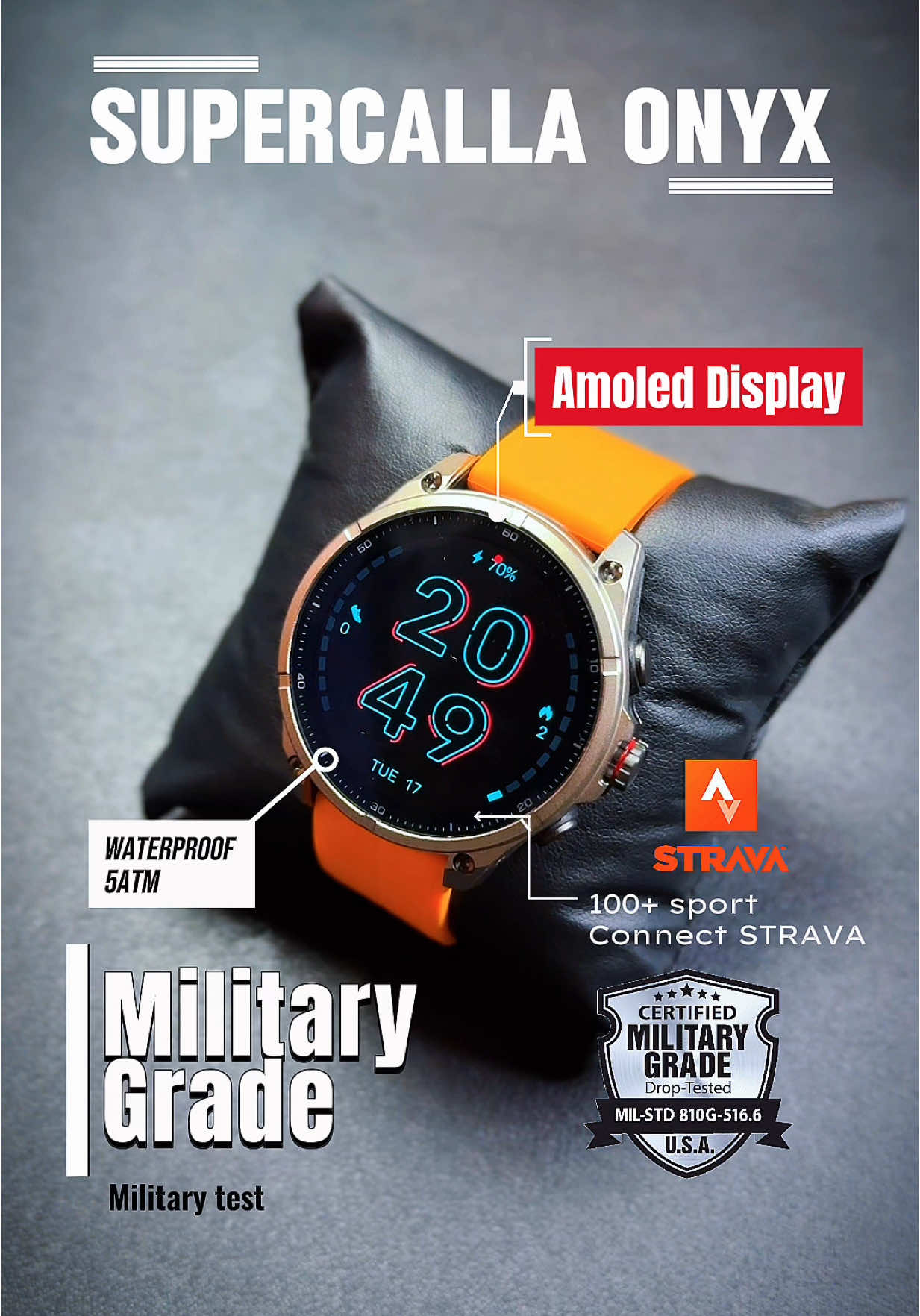 Smartwatch Supercalla Onyx tampilannya sporty & mewah, tapi fiturnya? SADIS! ✅ Built-in GPS akurasi tinggi (5 satelit + dual-band) ✅ Waterproof 5ATM, cocok buat olahraga dan adventure ✅ Bisa connect ke STRAVA ✅ Fitur kesehatan lengkap! ✅ Ada senter, altimeter, barometer, kompas, info cuaca ✅ Garansi resmi 12 bulan! 🧨 LAGI PROMO LAUNCHING loh! Harga waras buat spek segila ini cuma buat yang cepet aja 💥 ⏳ Stok TERBATAS 📦 Ready kirim hari ini 🔥 Jangan sampe kehabisan! #SupercallaOnyx #SmartwatchSporty #jamtanganpria #StravaCompatible #SmartwatchAdventure #GPSDualBand #OutdoorSmartwatch #jamtangankeren #Smartwatch #hobaba 