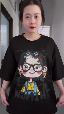Áo thun in cô gái #xuhuong 