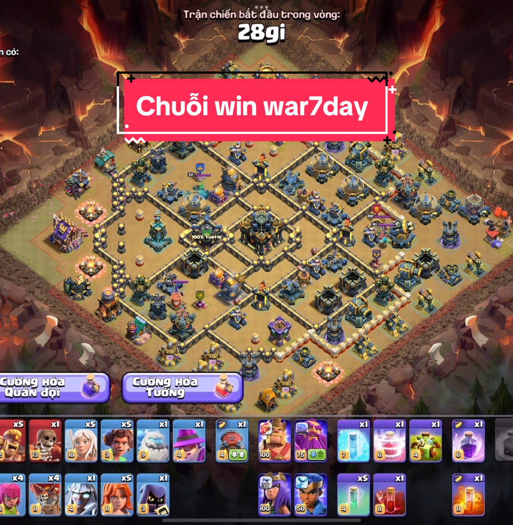 Tập chơi COC với combo đang rất hot #clashofclans #coc 