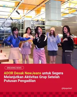 ADOR sekali lagi meminta NewJeans untuk kembali melakukan aktivitas grup, menyusul putusan pengadilan yang menegaskan kembali status hukum agensi tersebut sebagai manajemen grup. Pada 17 Juni, Pengadilan Tinggi Seoul menolak banding para anggota terkait putusan pengadilan yang diajukan oleh ADOR.  Pengadilan menguatkan putusan sebelumnya oleh Pengadilan Distrik Pusat Seoul, yang sepenuhnya berpihak pada ADOR dalam permintaannya untuk mempertahankan hak manajemen eksklusifnya atas grup tersebut dan memblokir kesepakatan periklanan independen oleh para anggota. Menyusul keputusan terbaru, ADOR merilis pernyataan resmi pada 18 Juni, yang menyatakan rasa terima kasih kepada pengadilan dan mendorong para anggota untuk kembali beraktivitas dalam grup.  Agensi tersebut juga menjanjikan dukungan penuhnya saat grup tersebut mendekati ulang tahun debut ketiganya pada bulan Juli. NewJeans mengklaim bahwa kontrak eksklusif mereka dihentikan pada bulan November 2024 karena dugaan pelanggaran kontrak oleh ADOR dan mulai melakukan promosi independen.  Sebagai tanggapan, ADOR mengajukan gugatan hukum untuk mengonfirmasi keabsahan kontrak dan meminta putusan pengadilan untuk melarang aktivitas independen para anggota. Perselisihan yang sedang berlangsung ini telah menarik perhatian publik yang signifikan, dengan banyak penggemar mengharapkan adanya penyelesaian sebelum ulang tahun grup tersebut. Berikut pernyataan resmi ADOR: 