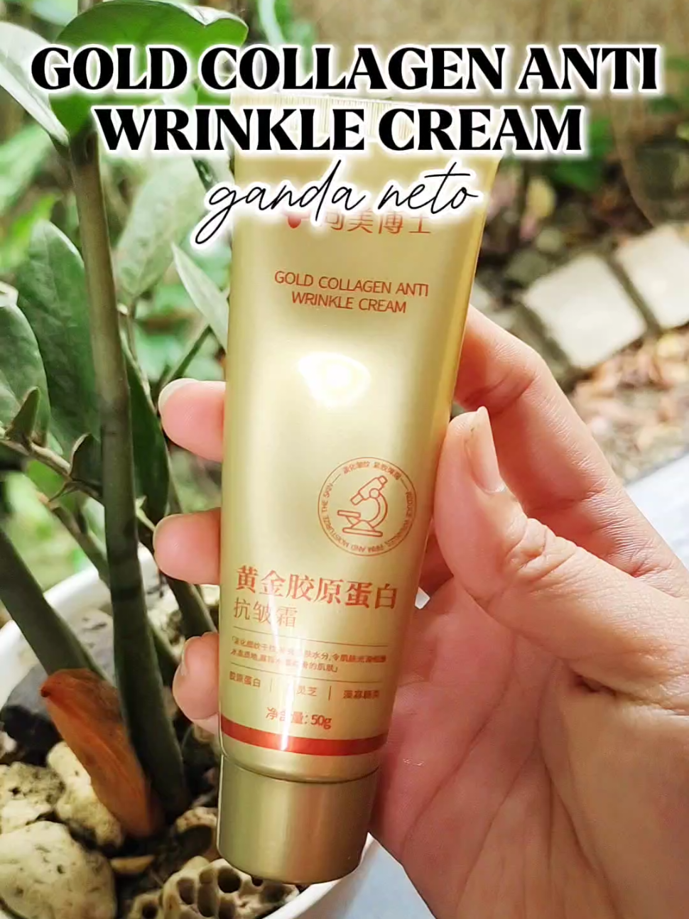 Say goodbye to wrinkles, with these Gold Collagen anti wrinkle cream! ✨ buy na sa yellow basket ko 🫶🐝  #antiwrinklecream #antiwrinkle #goldcollagenantiwrinkle #goldcollagen 