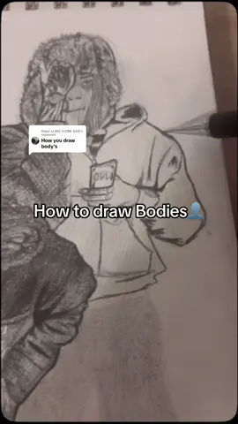 How to draw bodies👤#fyp #howto #drawingbody #tutorial #arttutorial #bodies #viral #creatorsearchinsights 