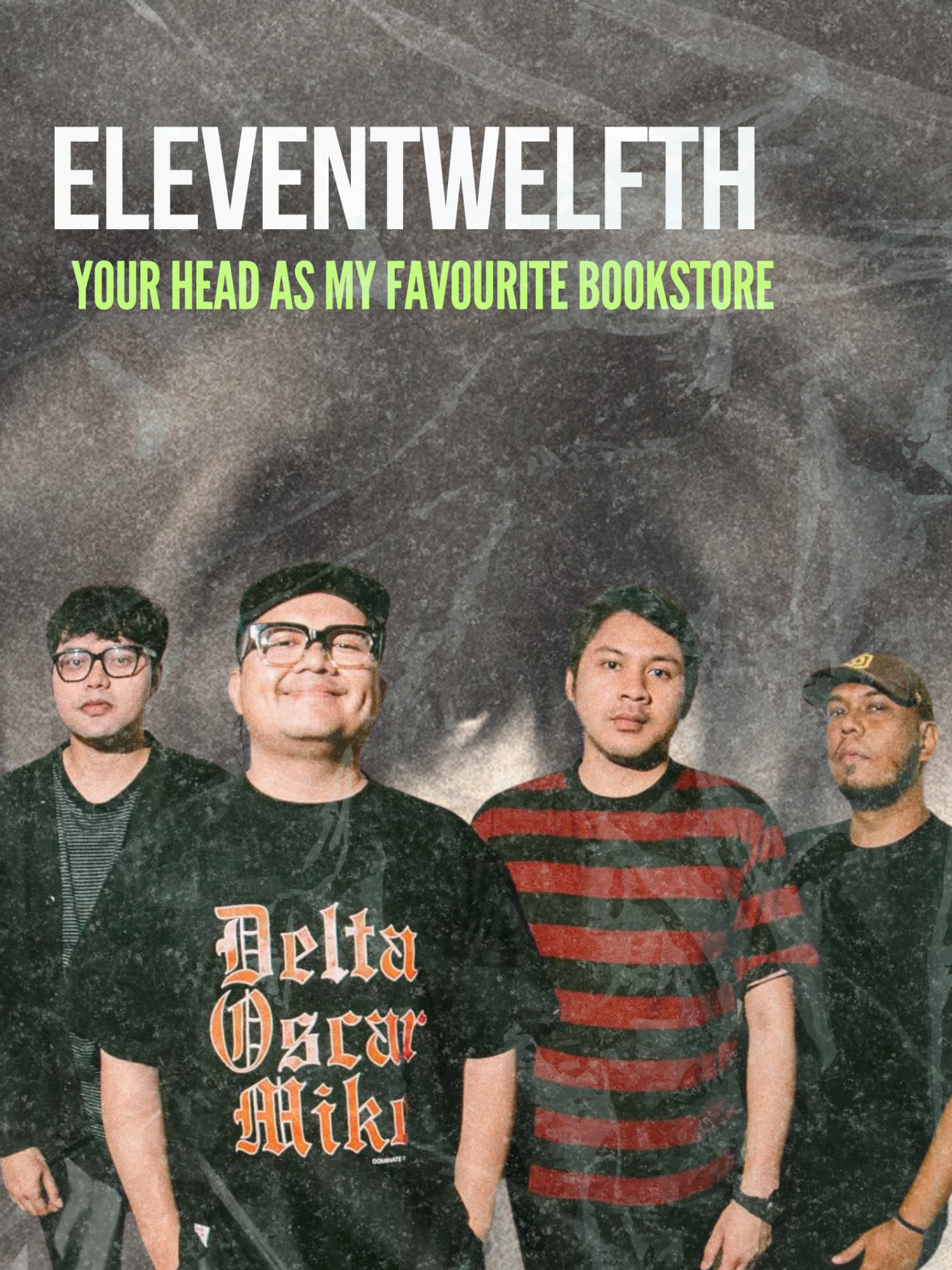 eleventwelfth feat. asteriska - your head as my favourite bookstore (short music lyrics) Lagu ini merupakan bentuk dedikasi kepada salah satu ayah dari personil eleventwelfth yang telah tiada. Menjadikan lagu penuh makna dan pesan yang begitu personal.  Seperti judulnya yaitu 