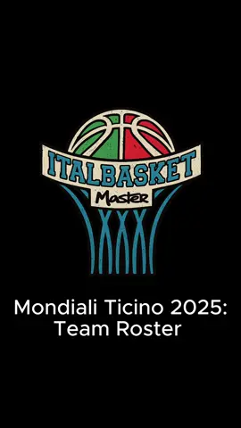 Fimbamaxi Ticino 2025: Italbasketmaster Over 50 Roster! 🤩🏀🇮🇹 @il maniscalco nero @Izio Show @duccioscarselli @Francesca Miccoli @ZUDE #iotifosveva #amicistorici #ilovethisgame #basketball #ticino25 