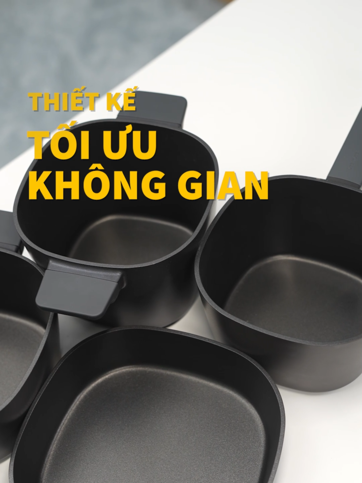 Tân trang bếp xinh cùng bộ Nồi chảo chống dính LocknLock Square-IH lạ mắt! #locknlock #locknlockvietnam #chaochongdinh #chongdinh