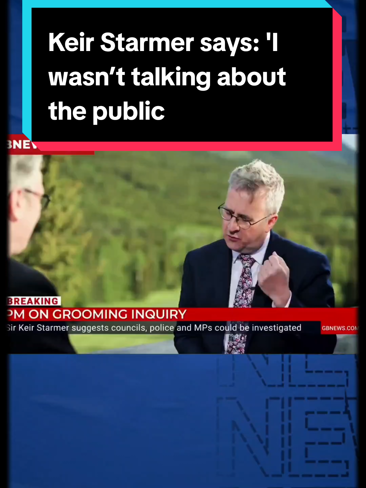 Keir Starmer says: 'I wasn’t talking about the public #NEWS #UK #starmer #labour #labourparty #scandal #groomingscandal #nationalinquiry #foryou #capcut 