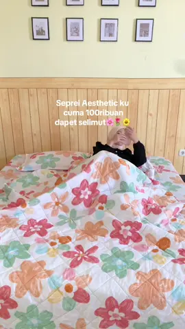Bedcover secantik iniiii harus bertarung dengan harga 100ribuan😍 #bedcover #bedcoverset #bedcovermurah #bedcoveraesthetic #bedcoverviral 