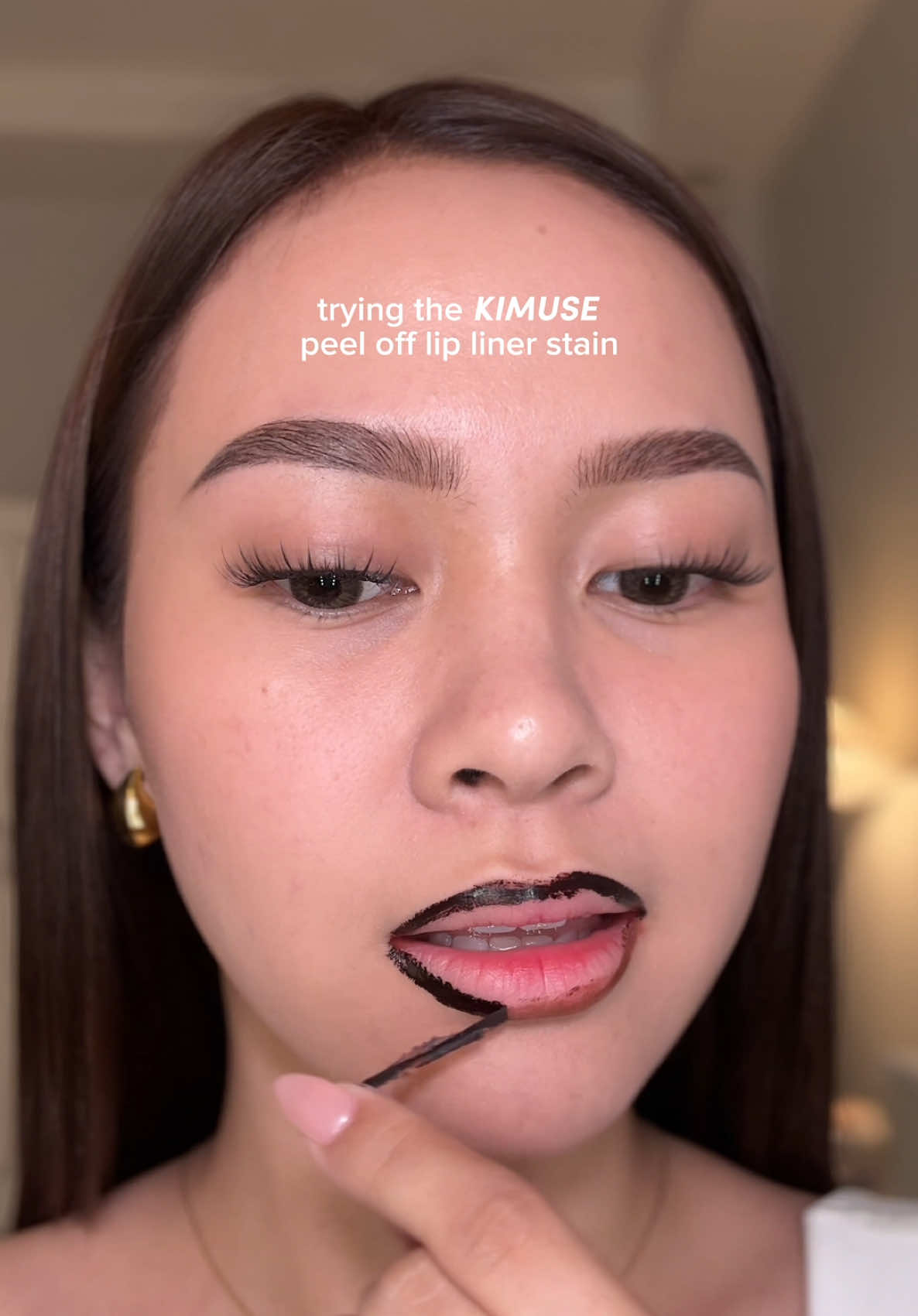 Long lasting lip liner reco 💋 #fyp #beauty #makeupph #KIMUSE #peeloffmakeup #peeloffliplinerstain #tattoolipstick #transferproof #waterproof 