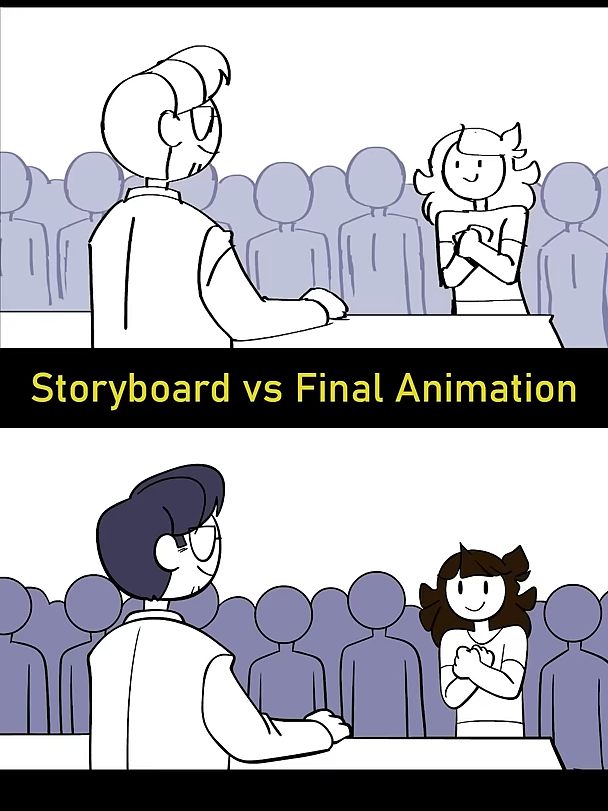 Storyboard vs Animation I went to Japan (shot 12)#jaidenanimations #tiktokponmeenparati #fybシviral_video_tiktok #foryour #viral #funny #cartoon