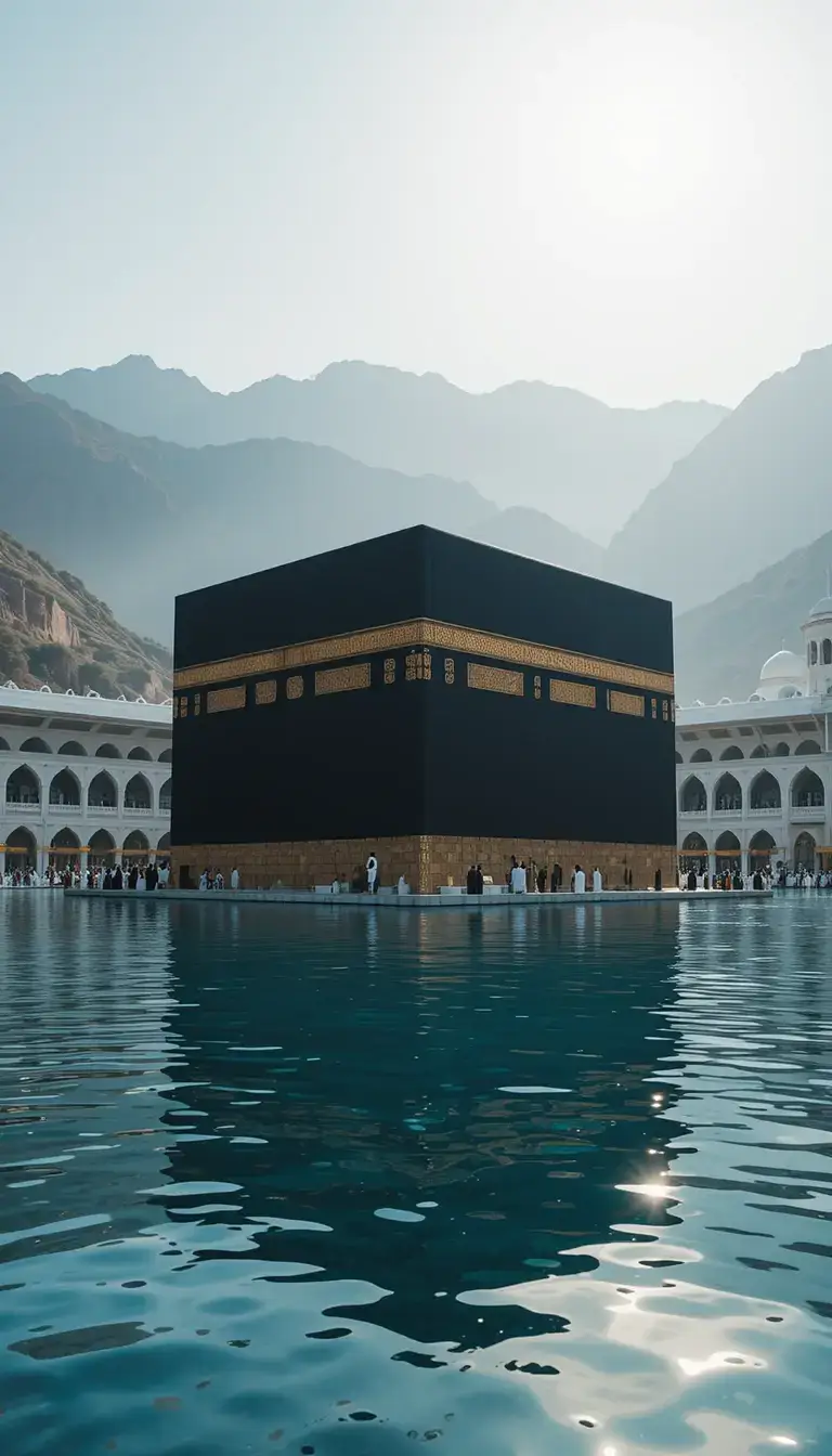 This image captures the majestic beauty of Masjid al-Nabawi, the Prophet's Mosque, located in the holy city of Madina. The iconic green dome marks the resting place of the Prophet Muhammad (PBUH). Surrounded by elegant minarets, the mosque's stunning architecture is illuminated under a clear blue sky. The expansive marble courtyard reflects the soft sunlight, creating a serene and spiritual atmosphere. Pilgrims are seen peacefully walking and praying, symbolizing the unity and devotion of Muslims from around the world. This sacred site is not only an architectural masterpiece but also a place of deep reverence and tranquility. #unfrezzmyaccount #viral #trading #naatstatus #mashallah #foryou #unfreez 