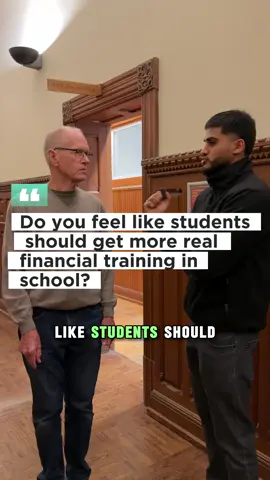 In this clip, a retired professor shares his thoughts on budgeting, financial training, and why most young people lack the tools to think beyond short-term spending. Let us know: Should money management be taught just like math or science? #FinancialLiteracy #StudentFinance #BudgetWisely #MoneyTalks #CampusVoices #InterviewSeries #EducationMatters #FinancialTips #UniversityLife #VoxPop#torontouniversity 