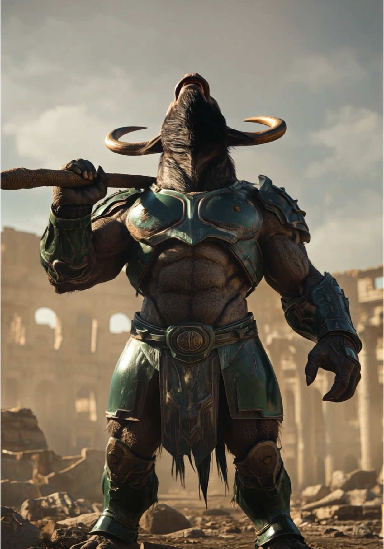 How does Minotaur look.like #ai #viral #trending #tiktok #shorts 