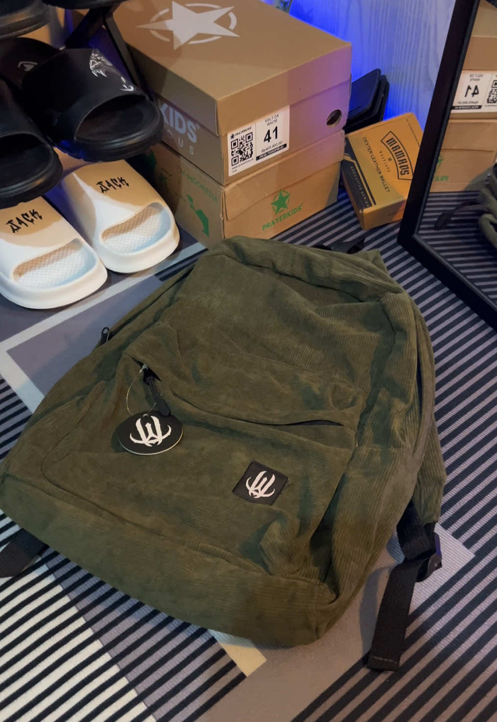 Part 84 | Rekomendasi tas ransel Corduroy❤️‍🔥🔥 #outfit #kece #tasransel #corduroy 