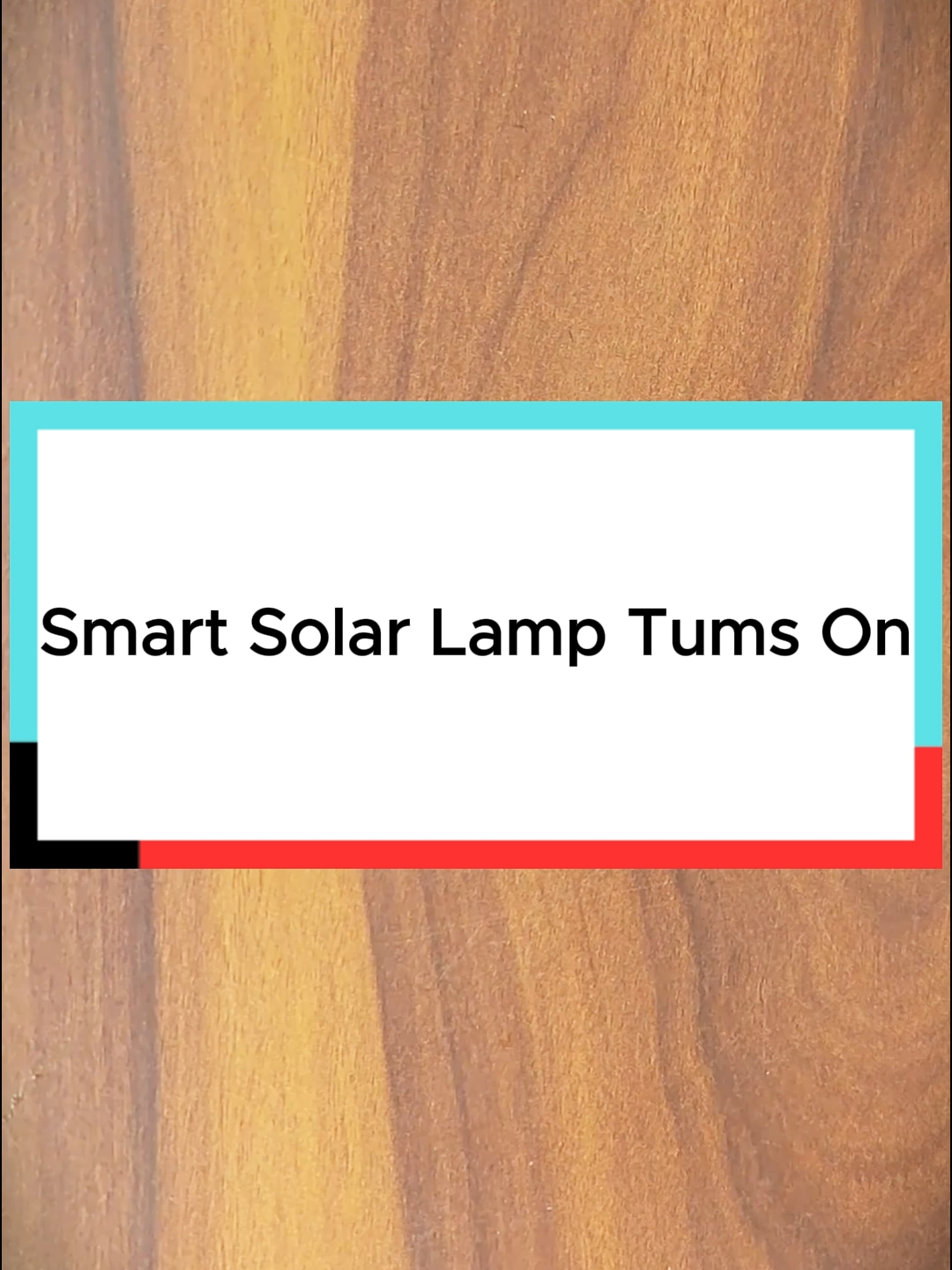 Smart Solar Lamp Tums On #diyelectronics