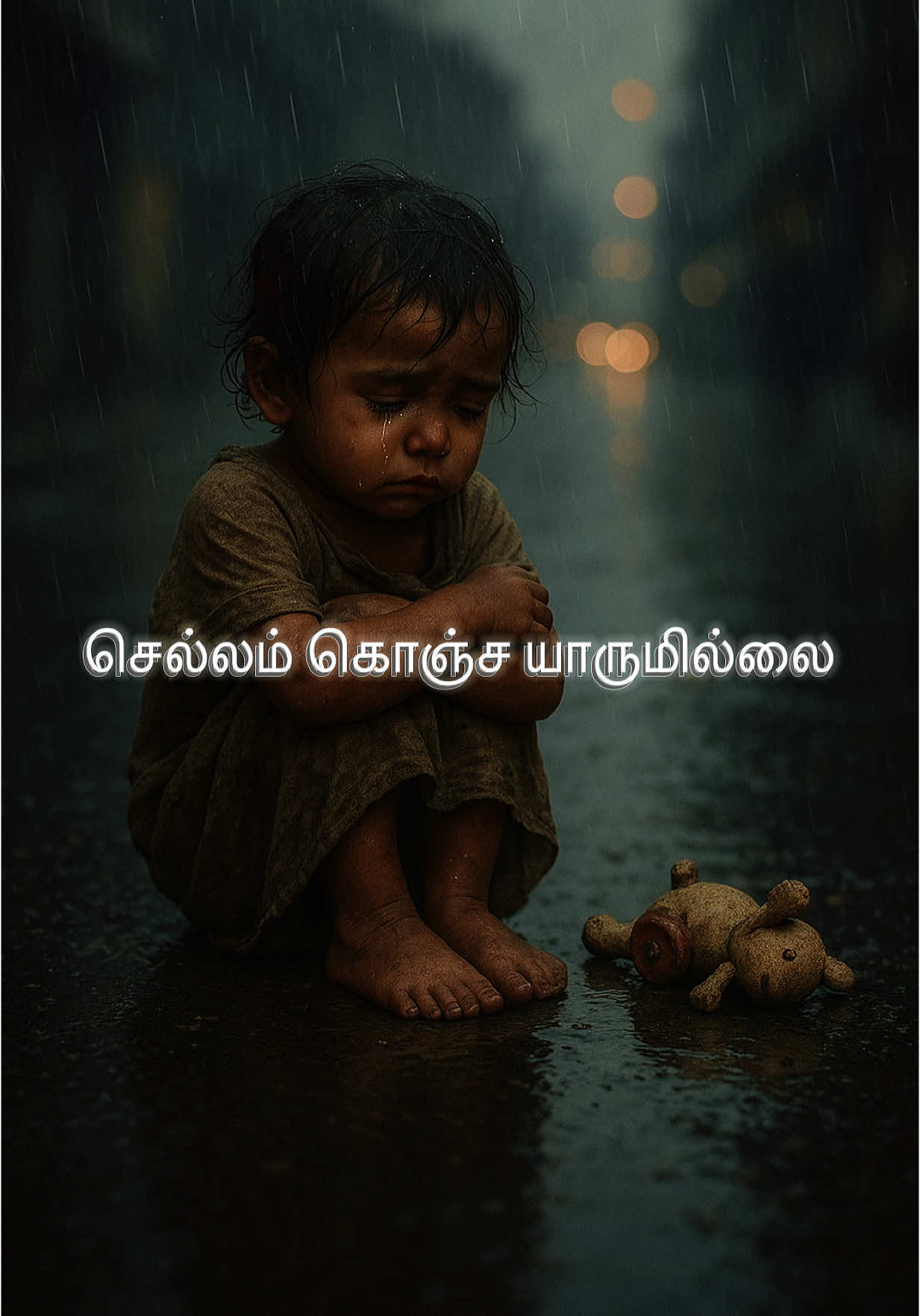ஆராரோ பாட இங்கு தாயுமில்லை… ஒரு குழந்தையின் கதறல் உலகுக்கே கேட்கவே இல்லை… #motherhood #motherlove #alone #sadlife #streetboy #boy #tamil #tamilmuser #livealone #kalaivany_s #vairal #aiphoto #ai 